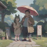 mega-size-totoro-and-a-guy-with-umbrella-standing-10