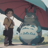 mega-size-totoro-and-a-guy-with-umbrella-standing-12