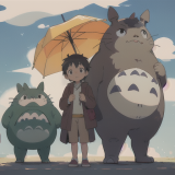 mega-size-totoro-and-a-guy-with-umbrella-standing-13