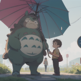 mega-size-totoro-and-a-guy-with-umbrella-standing-15