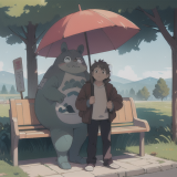 mega-size-totoro-and-a-guy-with-umbrella-standing-16