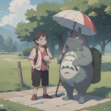 mega-size-totoro-and-a-guy-with-umbrella-standing-17