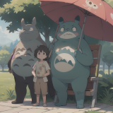 mega-size-totoro-and-a-guy-with-umbrella-standing-18