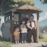 mega-size-totoro-and-a-guy-with-umbrella-standing-23