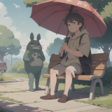 mega-size-totoro-and-a-guy-with-umbrella-standing-32
